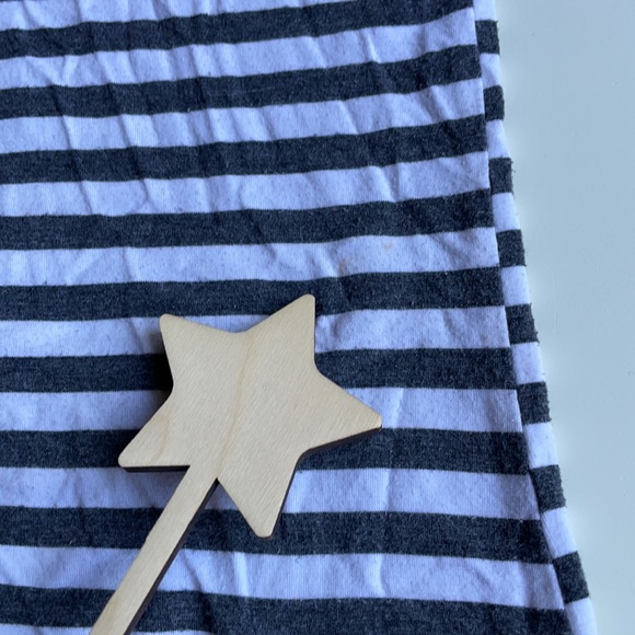 This Tribe Of Three | Gray Striped Leotard | 7/8 - Picture 8 of 10